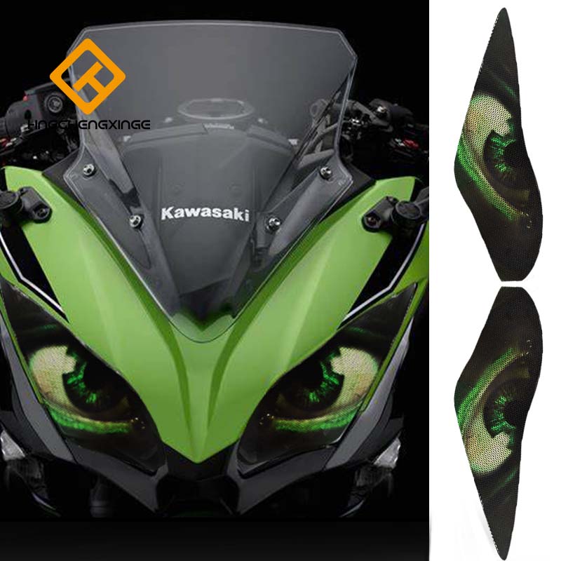 NINJA650 NINJA650 VERSYS650 modified headlights sticker retrofit film floor flatline living-room light retrofit decorative film