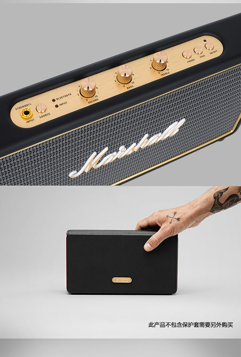 MARSHALL Marshall Wireless Bluetooth Sạc âm thanh Stockwell Loa ghi âm Guitar điện - Loa loa loa jbl charge 2