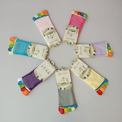 Colorful finger-free socks for women, new low-top short socks, sweat-absorbing and anti-slip, running, basketball, fitness, sports and yoga socks
