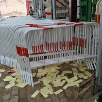 Thickened sprayed iron horse fence Movable temporary mobile construction fence Isolation fence Safety fence Municipal fence