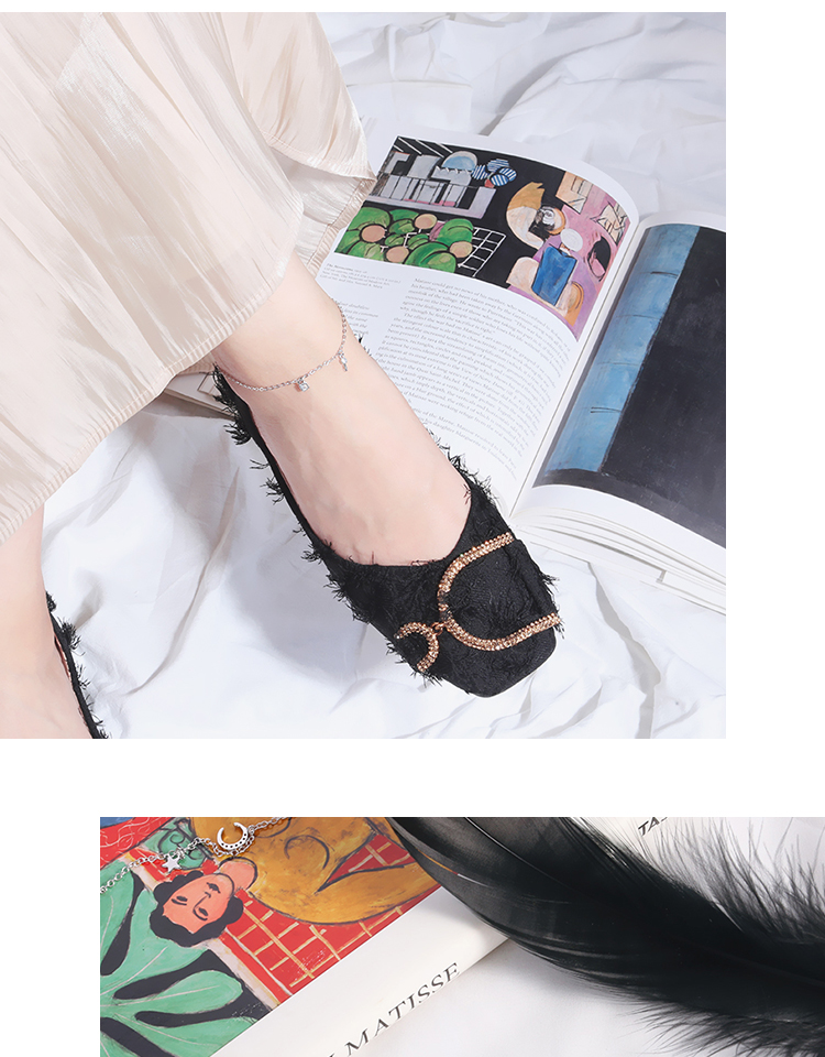 S925 sterling bạc vòng chân nữ phiên bản Hàn Quốc của sinh viên đơn giản Sen retro khóa mảnh tua rua chuỗi mắt cá chân gợi cảm hoang dã lắc chân nữ pnj