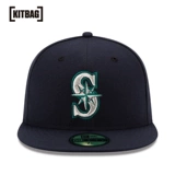 Сиэтл -моряк, новая эра, игрок Launa 59Fifty Fitting Baseball Hat Мужчины и женщины, тот же темно -синий цвет