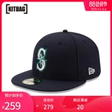Сиэтл -моряк, новая эра, игрок Launa 59Fifty Fitting Baseball Hat Мужчины и женщины, тот же темно -синий цвет