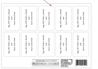 Возьмите наклейку [10 кусочков одного куска]