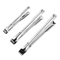 British ice clip 304 stainless steel snack small clip ice cube clip fruit food not dirty hand sugar lemon kitchen