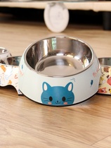 Dog food pot lunch box noodles bowl Labrador gold wool pet dog drink water Bey chai dog to protect Alaska tea cup