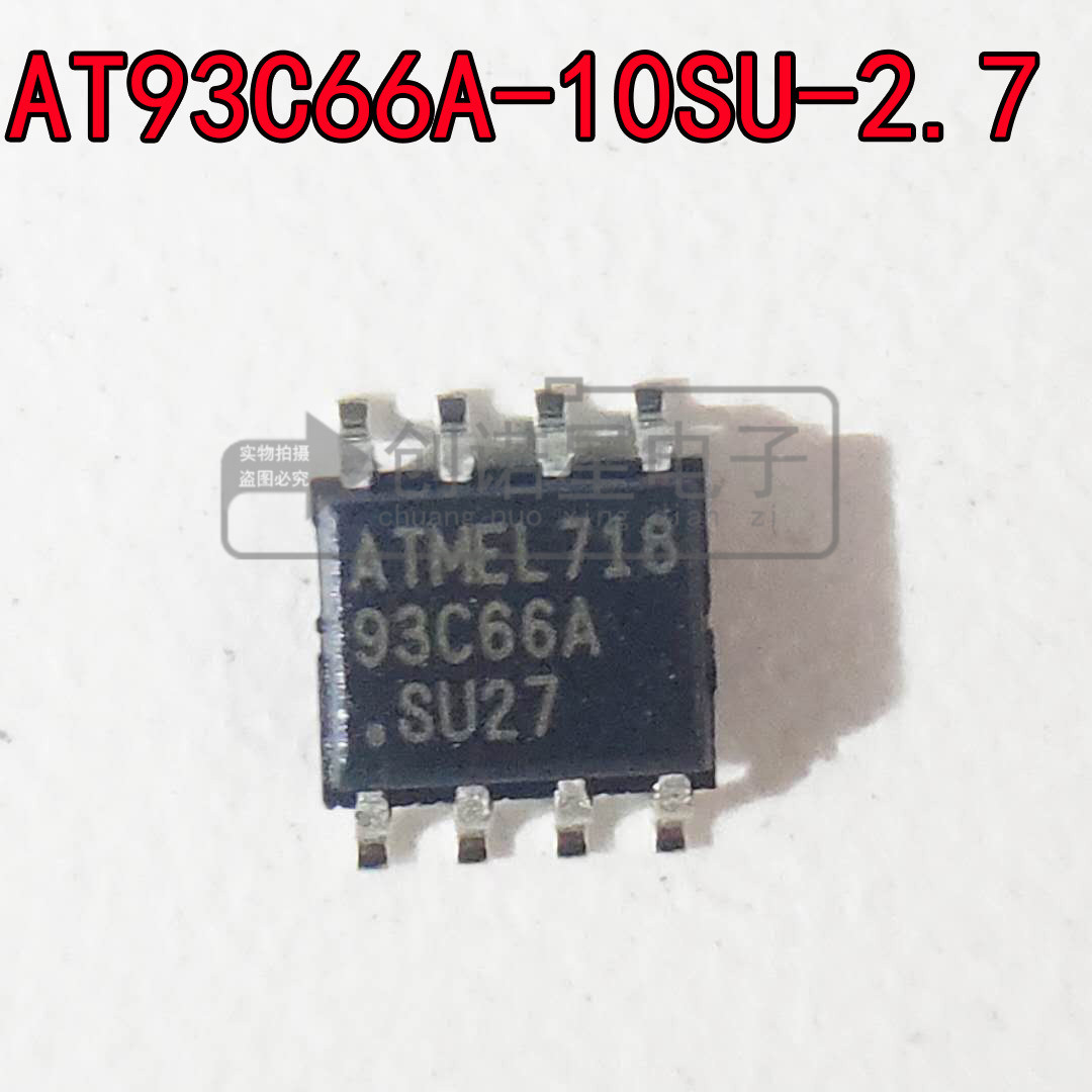New original AT93C66A AT93C66A-10SU-2 7 storage chip SOP8 spot straight shot
