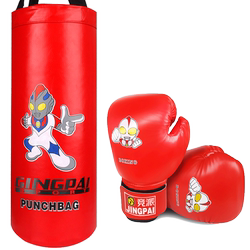 Children's Boxing Punching Bag, Boxing Gloves, Hanging Type, Kids' Boxing Gloves, Sandbag Set, Solid Home Training, Mixed Martial Arts Combination