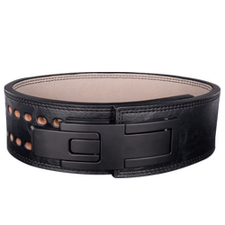 Powerlifting Belt Quick Buckle Fitness Belt Squat Deadlift Men's Weightlifting Sports Waist Protector Microfiber Leather Lever Buckle
