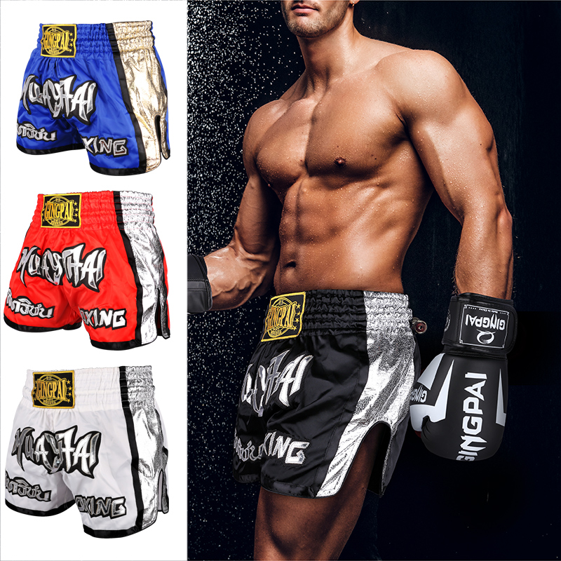 Tai Boxing Shorts Boxing Free Pacing Pants Adult Men And Women Conqueror Combined Gaggers Casual Wear Child Mma Training Suit-Taobao