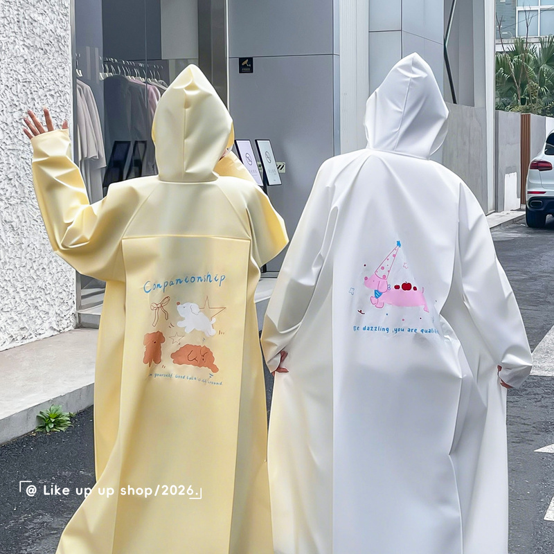 Electric Scooter Raincoat for Women, Single-Person, Long, Full-Body, Heavy-Duty, Storm-Proof, Extra-Large, Thickened, Waterproof Poncho for Riding Electric Scooter Raincoat for Women, Single-Person, Long, Full-Body, Heavy-Duty, Storm-Proof, Extra-Large, Thickened, Waterproof Poncho for Riding