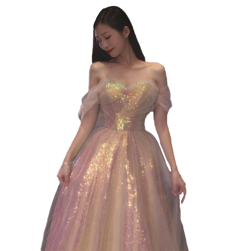Shiny wedding dress for bride Shiny wedding dress for bride