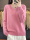 Knitted Sweater for Women, Early Spring, White Sweater, V-Neck Base Shirt, 2026 New Style, This Year's Popular Hot Item, Loose Fit