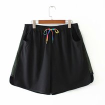 Special size 240 Jin Shorts Quick Dry Fitness Quarter Pants Fat Sister 200 Jin Clothes Running Pants Summer New Women