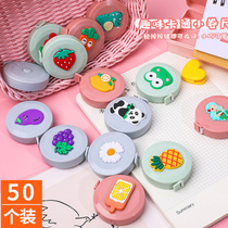Creative small gift prize prizes Primary School kindergarten reward gift portable cartoon cute fruit small roll ruler