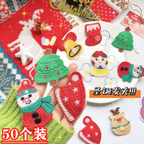 Christmas Childrens Gifts Cute Knitted Hairpins Christmas Girls Ornaments Kindergarten Kids Activities Small Gifts