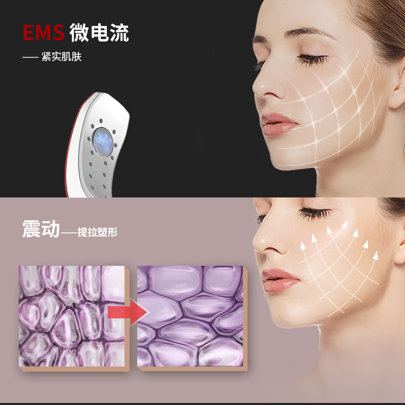源头厂家直供！EMS微电流瘦双下巴神器，遥控智能美容，轻松拥有V型脸！