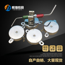 Huijie automobile inspection standard parts Accessories Metal plastic spring clip through stop gauge buckle Telescopic base