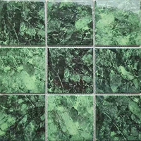 97 керамический большой зеленый цветок B-12 версия-бассейн с рыбным прудом