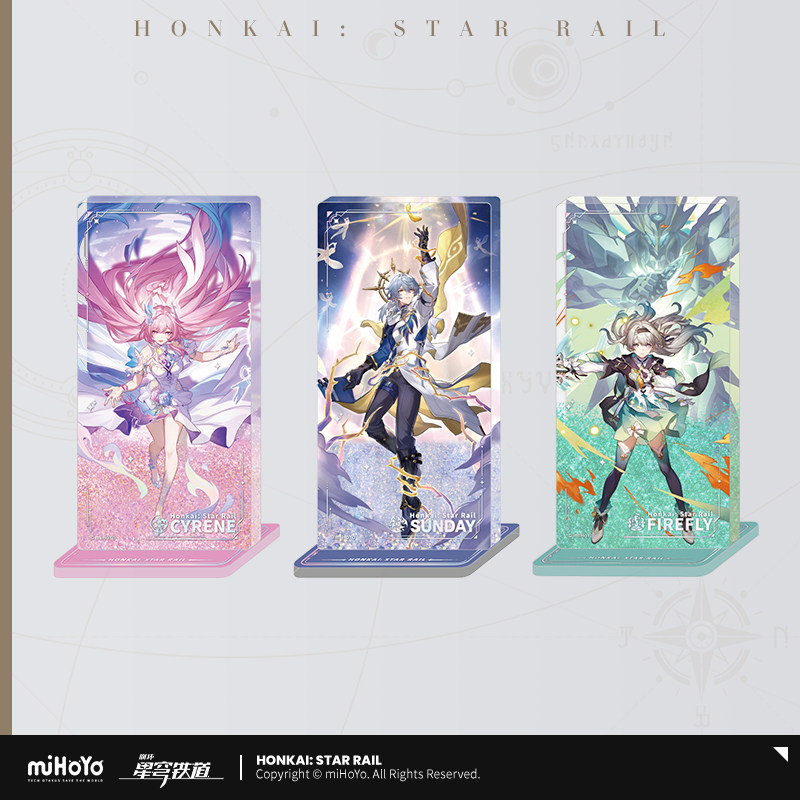 【Mihoyo/Honkai: Star Rail】Acrylic Liquid Sand Standee Figure Series Mihoyo