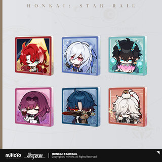 Honkai Impact: Star Dome Railway Pam Exhibition Hall Refrigerator Magnet