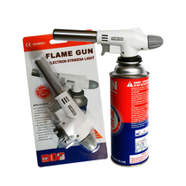 Butane gas flame gun nozzle card type spray gun welding gun ignition gun high temperature baking barbecue carbon stove flame gun head