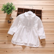 Child Clothing Doll Shirt 2 Pure Cotton Long Sleeve 3 Spring Autumn Money Child Shirt Tide 400 Hitch 5 Year Old Girl Autumn Clothing The Undershirt