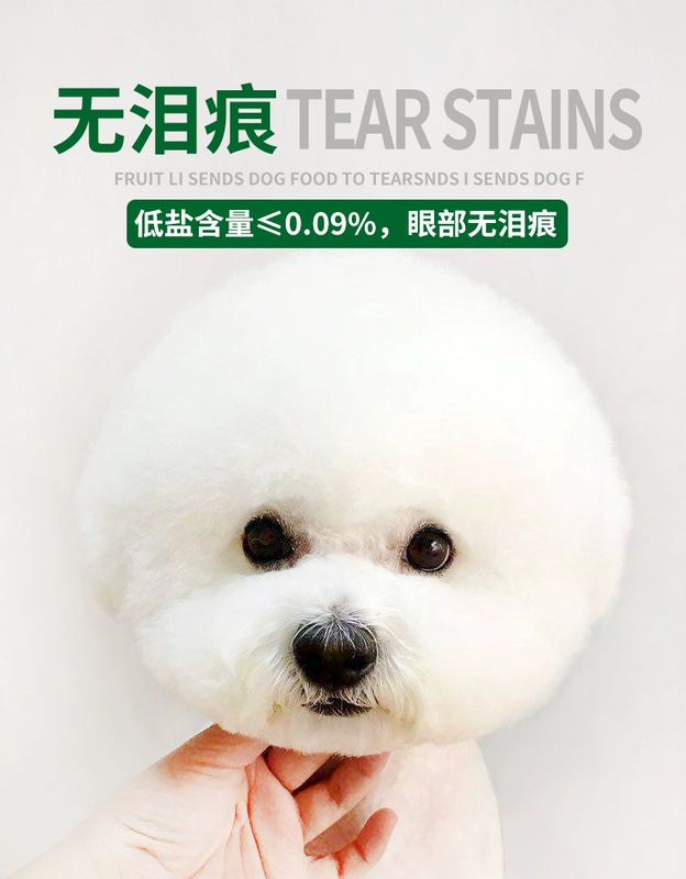 Guo Li Pai Bi Xiong thức ăn đặc biệt cho chó nhỏ chó con trưởng thành lông chó xé trắng muối thấp 4 kg thức ăn tự nhiên cho chó - Chó Staples hạt nutrience