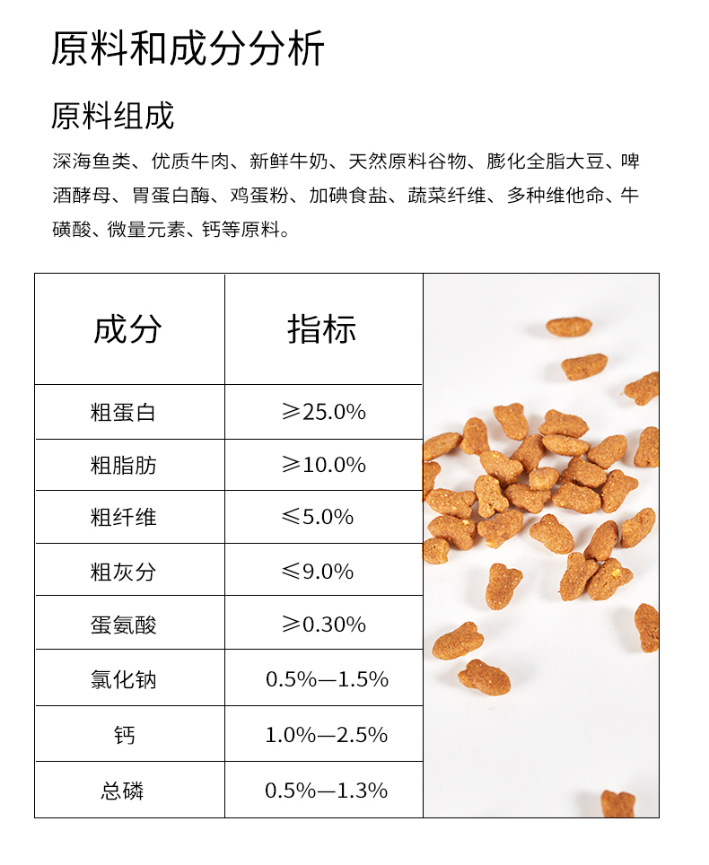 Guoli pie thức ăn cho mèo 5 kg vào mèo mèo thức ăn cho mèo 1-4 tháng thức ăn tự nhiên thức ăn cho mèo mèo gạo sữa mèo nhỏ đặc biệt - Cat Staples đồ ăn cho mèo con
