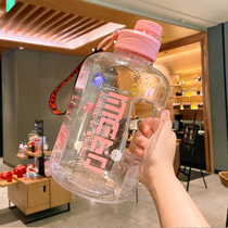 (Recommended by Wei Ya) Net red kettle large capacity portable outdoor water cup sports fitness high temperature resistant tons of tons of barrels