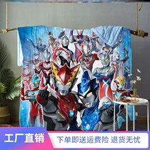 Ultraman quilt summer cool quilt summer childrens kindergarten ultra-thin boys bedroom anime fashion personality air-conditioning quilt