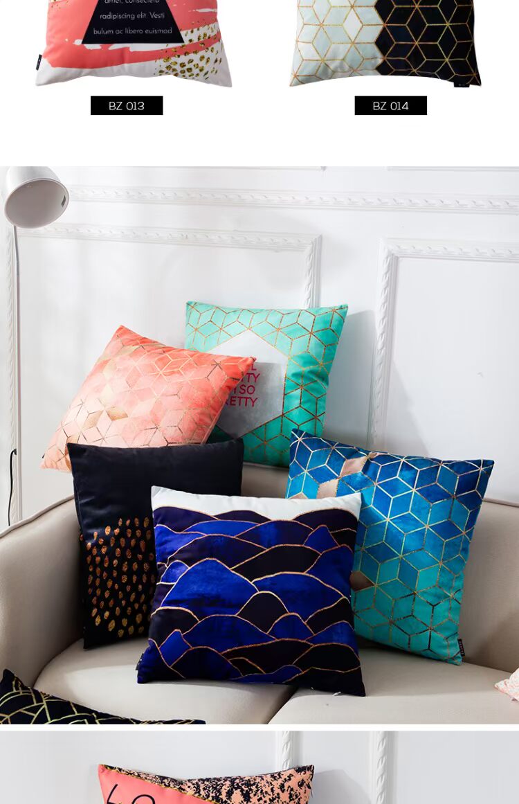 Ins Bắc Âu hiện đại flannel gối Bay window sofa đệm văn phòng nghỉ trưa gối với gối trang trí - Trở lại đệm / Bolsters gối dựa