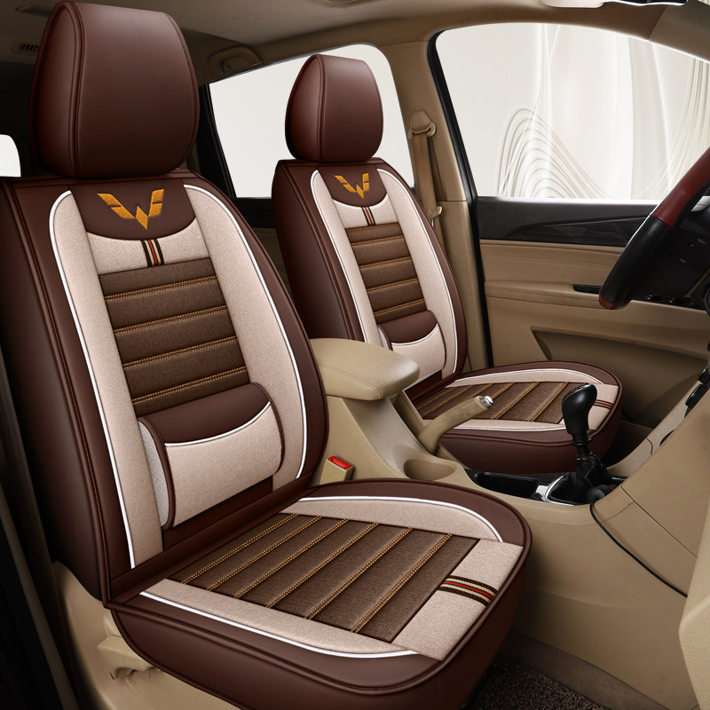 Seven-seat Four Seasons universal pentarhombus light S seat cover 7 seats 2 heads Basic type Dongfeng Xiaokang C36 V07S K17 -Taobao