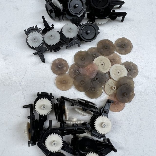 Collection Recorder Movement Accessories, Clutch Wheels, 10 Types Each, Nylon Wheels, 20 Pieces, Mixed Pack, Brand New