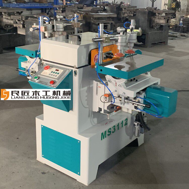 木工机械MS3112自动双头榫眼机卧式榫槽机出榫机方眼机打眼机