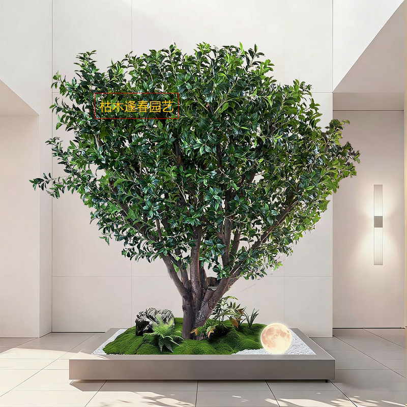 Artificial Tea Tree Green Plant Fake Tree Bonsai Home Living Room Shopping Mall Store Floor-Standing Large Landscape Decoration Ornament Artificial Tea Tree Green Plant Fake Tree Bonsai Home Living Room Shopping Mall Store Floor-Standing Large Landscape Decoration Ornament