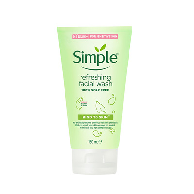 Simple清妍亲肤系列洗面奶深度女控油温和补水保湿洁面凝露150ml