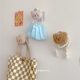 INS Bear Wooden Hook without Punching Adhesive Hook
