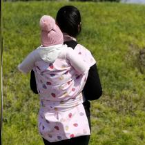 Old-fashioned baby back sling Sichuan traditional thin cotton sling front and rear dual-use baby carrier simple baby carrier bag