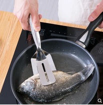 Large number 304 Stainless Steel Frying Pan Kitchen Frying Fish Shoveling Steak for Home Fish Shovels Pan Shoveling Steak