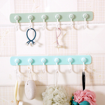Strong viscose hooks glued hook door rear wall without marks and nails Hook Kitchen Bathroom Idea Wall-mounted Shelve