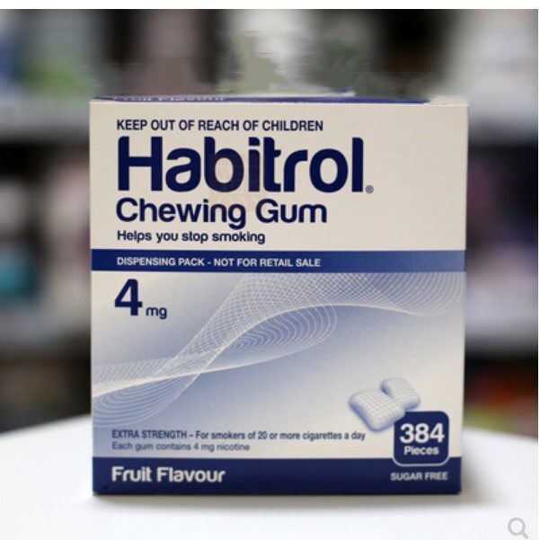New Zealand imported Novartis Habitrol nicotine cessation sugar cessation stickers sugar-free effective smoking cessation sugar 384