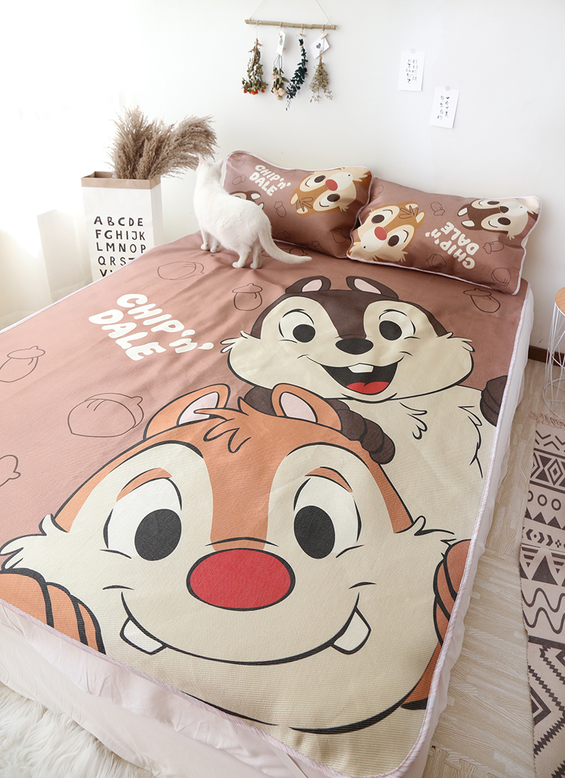 Ins Chichitti mat phim hoạt hình dễ thương bánh mì siêu nhân băng lụa đồ chơi huy động mùa hè điều hòa không khí chỗ ngồi - Thảm mùa hè giá đệm nước everon