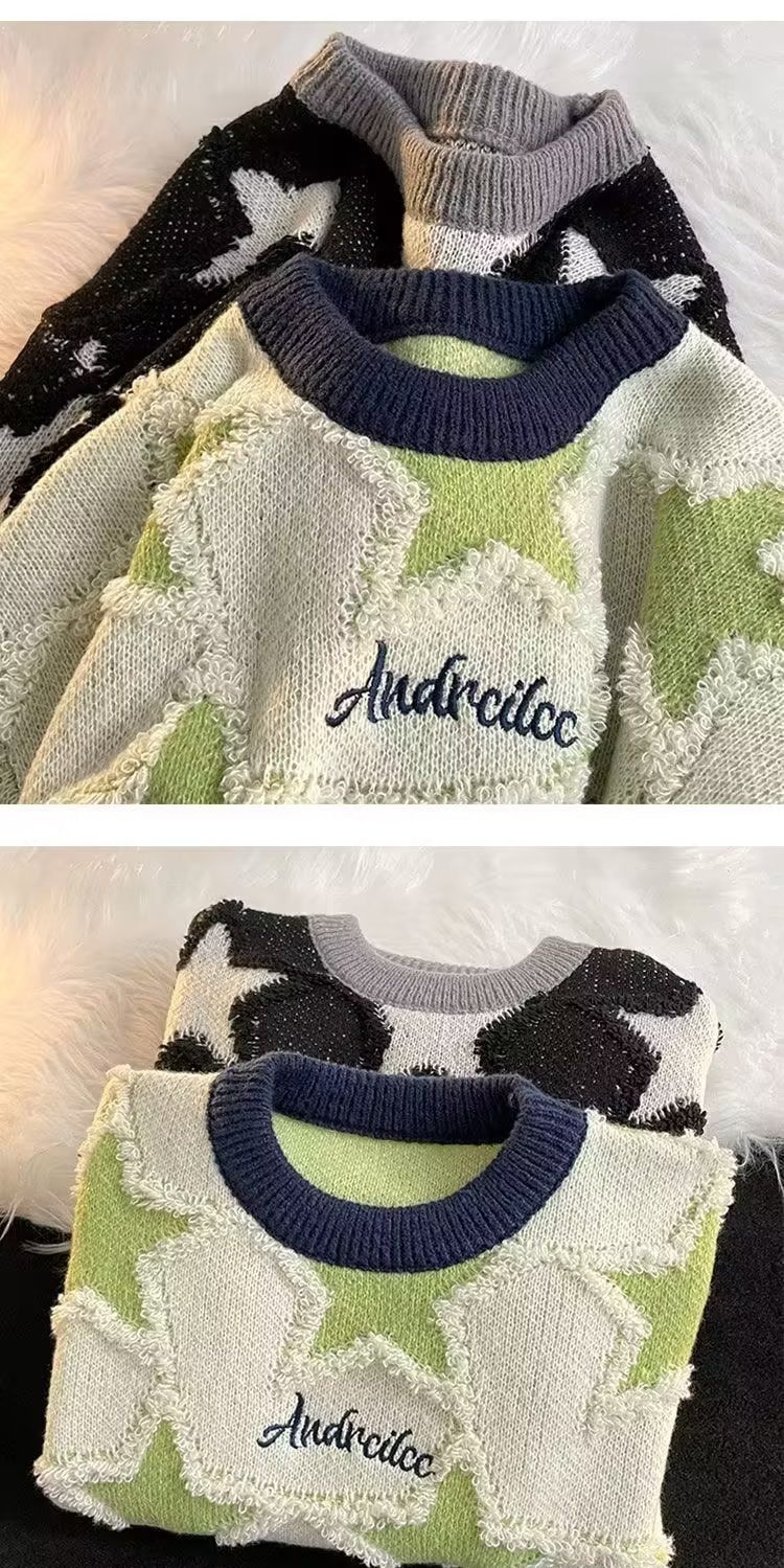 Maglione american star uomo e donna autunno inverno oversize_voghion.com