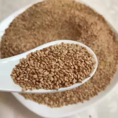 Fragrant white sesame 6 48 yuan kg 50kg old fire edible clean disposable instant sesame sauce special Mingzhi