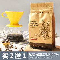 Buy 2 get 1 Fleet Guatemala Antigua coffee beans 72h fresh roasted coffee powder 227g