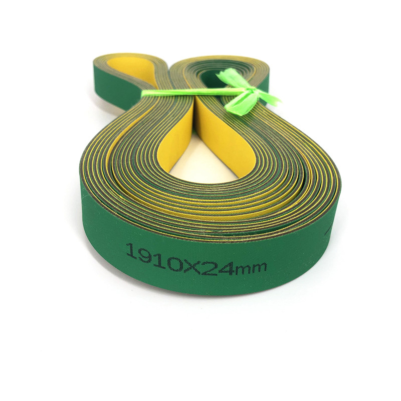 Nylon Sheet Baseband High Speed Flat Belt Yellow Green Textile Dragon Belt Conveyor Paste Box Machine Woodworking Machinery Belt