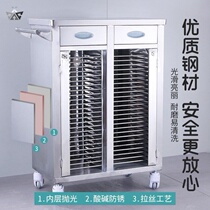 Single and double check RV ABS medical records new products 50 single double row drawer stainless steel medical calendar 30 books