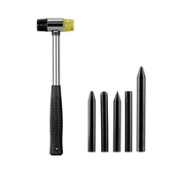 Car dent repair tool sheet metal dent shaping pen rubber hammer body leveling repair accessories