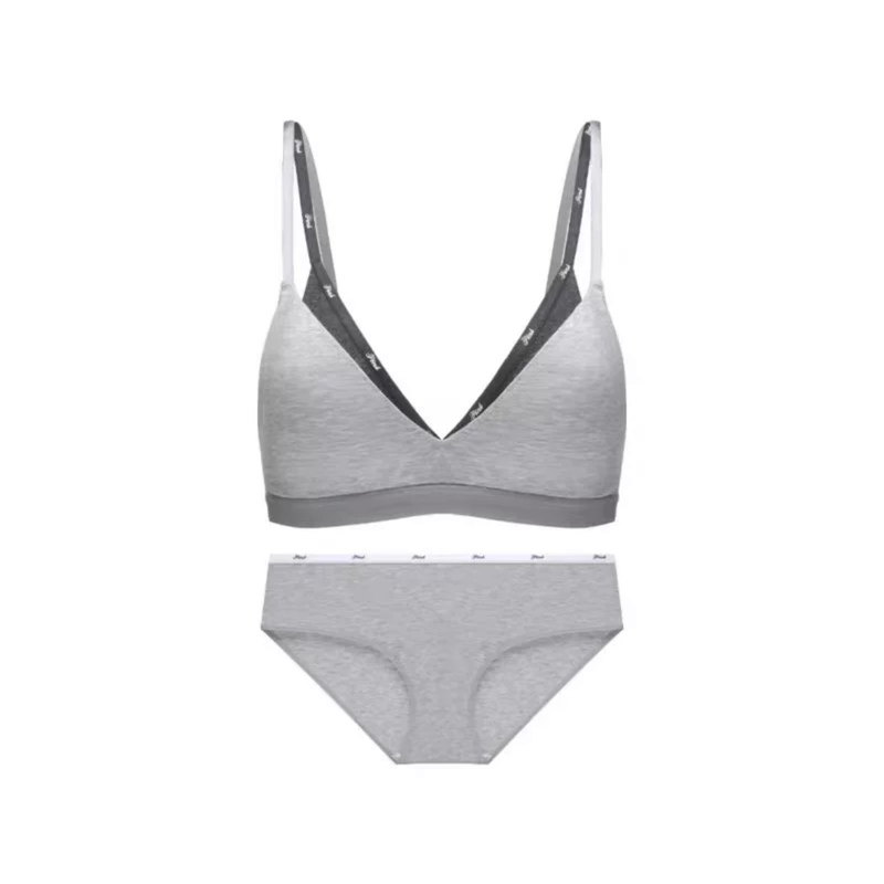 Victoria's Secret Pink Stacked Cup Bra, Contrasting Color Faux Two-Piece Comfortable Wireless Triangle Bra for Women, Summer 2026